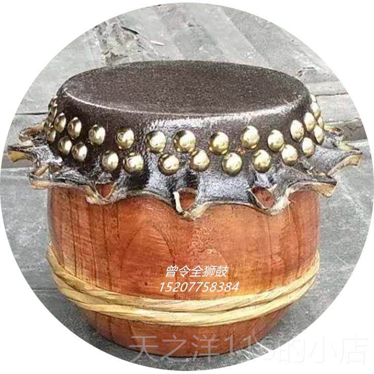 正品童小孩音乐材56寸寸器牛皮小鼓狮鼓佛山表演舞狮儿乐器 厂家