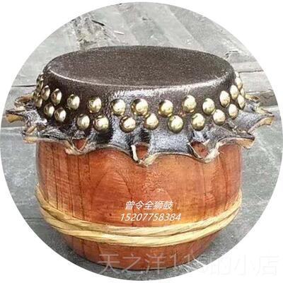 正品童小孩音乐材56寸寸器牛皮小鼓狮鼓佛山表演舞狮儿乐器 厂家