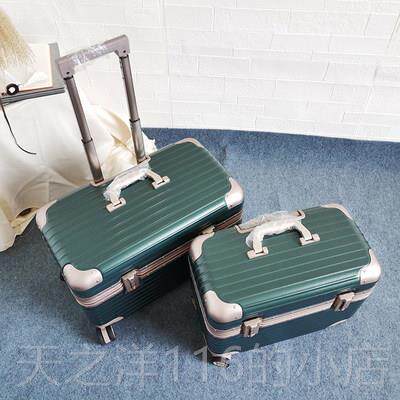 正品翻铝框摄化影拉杆箱18寸机长箱静密码行李音箱20旅行妆箱盖登
