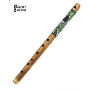 正品秘鲁进口图腾款哨笛学flauta 手G调乐器入调门笛简单易g送工