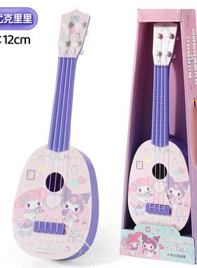正品三丽鸥尤克里里儿童乐玩具乐小吉他爱可人工器演奏乐器宝宝音