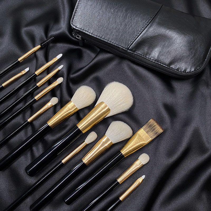 化妆刷套装动物毛真毛化妆师专用