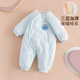 婴儿棉服秋冬季 加厚初生宝宝夹棉外出连体衣纯棉a类哈衣保暖冬装