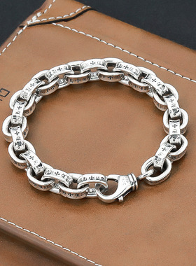 字母925银十字架轻奢纯银