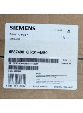 西门子PLC模块 6ES7400-0HR54-4AB0全新原装正品