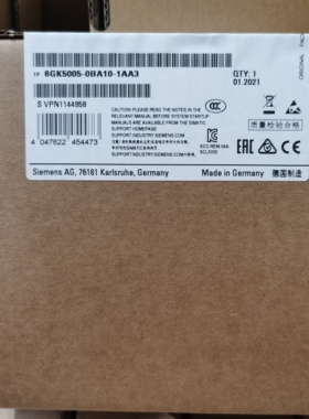西门子 6GK5005-0BA10-1AA3  全新原装正品 交换机