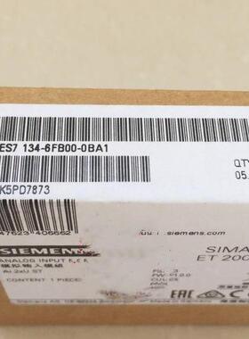 西门子 -6ES7134-6FB00-0BA1 全新原装正品 PLC模块