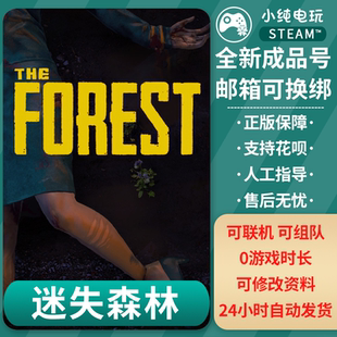 The Forest森林1全新成品號白號 迷失森林PC中文游戲 steam正版