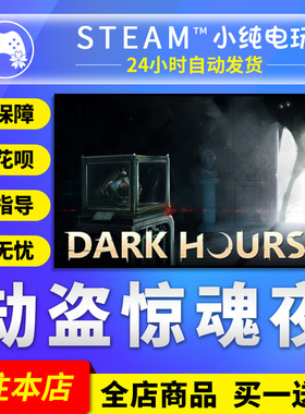 Steam正版 劫盗惊魂夜 国区礼物激活码cdk Dark Hours 劫盗惊魂夜