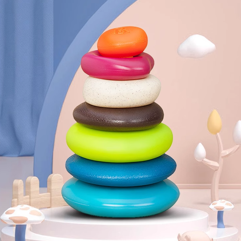 toys疊疊七彩圓環早教比樂