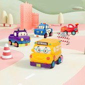 比乐btoys宝宝回力车发条车惯性小汽车滑行车儿童男孩玩具车1岁