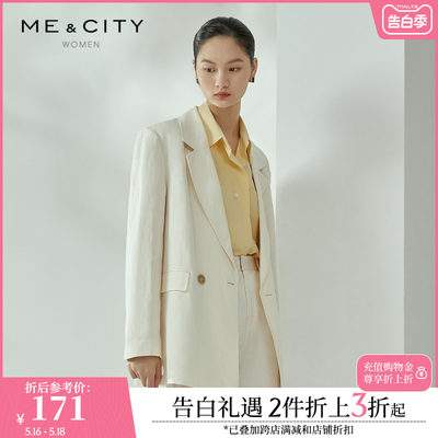 mecity女装2021秋季女西装外套