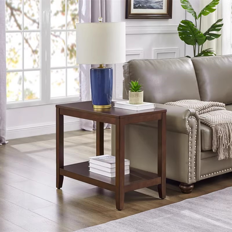 实木边几小茶几现代简约角几客厅沙发角柜美式边柜迷你家用小方桌
