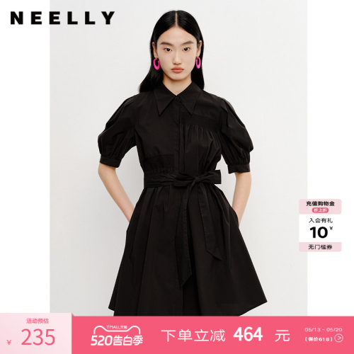 纳俪泡泡袖商场同款甜美NEELLY