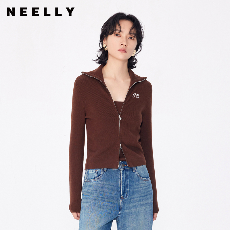 NEELLY商场同款针织开衫