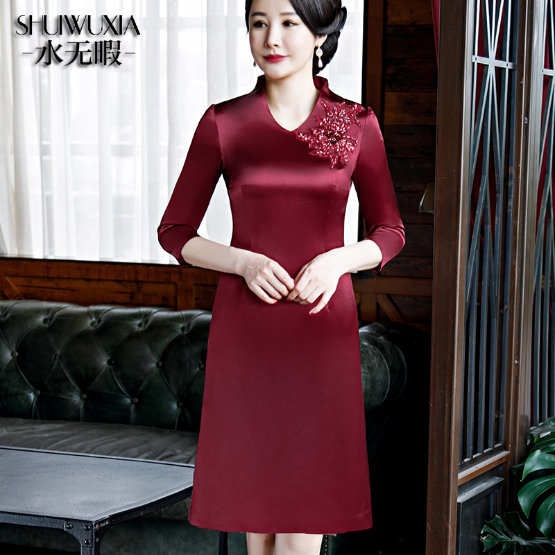 妈妈装高端喜婆婆母亲婚宴礼服