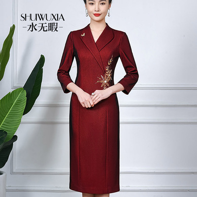 婚礼妈妈礼服高贵时尚新款连衣裙