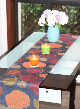 正品瑞典ek花lund 欧式餐桌旗田园提全棉台布餐垫几茶布电e视柜盖