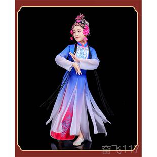 正品粉墨花旦演出服童俏戏小京剧服梨花颂赤伶演舞蹈服心儿有翎兮
