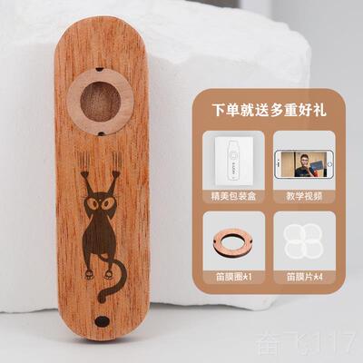 正品口琴卡祖笛质刘同款专恋业演奏级cl木ark初学儿童易学易吹e乐