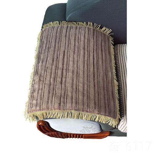 正品新款发扶华手垫巾艺布防沙滑穗子中式四季通用奢扶手巾盖巾定