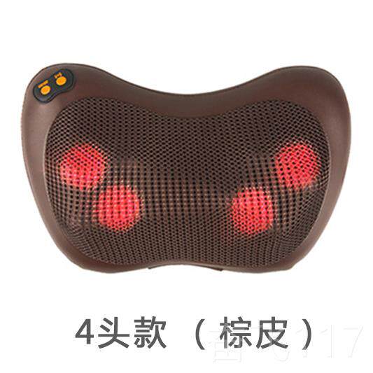 正品部肩颈部颈椎按摩器仪多功能全身背部腰靠部车神载垫电动抱枕