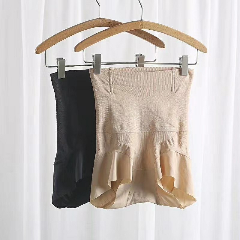 石墨烯防卷边收腹裤高腰收腹瘦腰提臀塑型零束缚束腹裤内裤05027