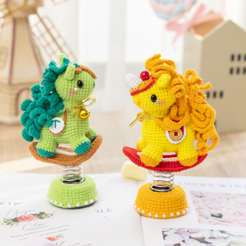 胖小森手作摇摇马钩针材料包