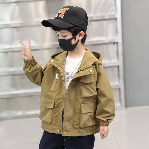 男童外套春秋款派克服2025新款春装中大童帅气上衣洋气潮款童装酷