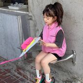 新款 女童韩版 洋气防晒马甲2025夏装 女孩轻薄防紫外线休闲上衣潮