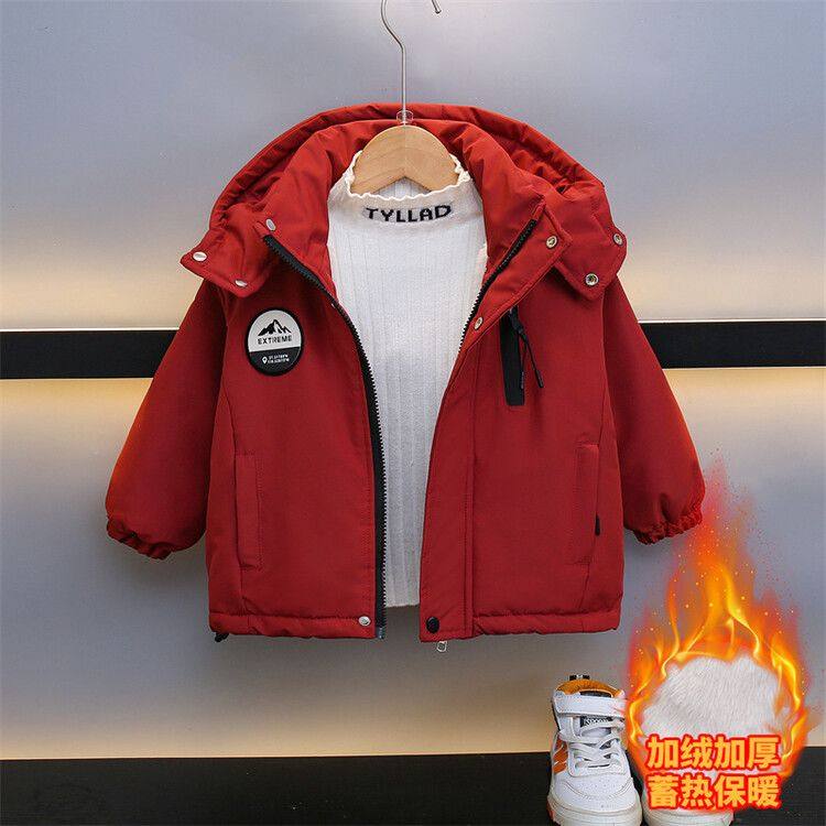 男童加绒外套秋冬装2025新款宝宝棉袄加厚冲锋衣儿童冬季男孩棉服,童装/婴儿装/亲子装,普通外套,淘宝优惠券,粉丝福利购,淘宝优惠卷