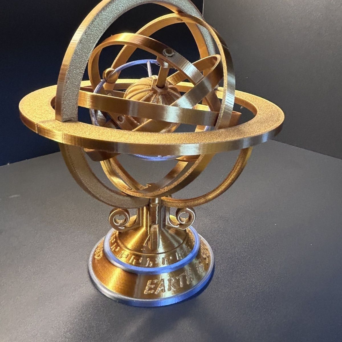 三角洲天圆地方大红转动行动周边玩具模型打印礼物三角洲桌面摆件