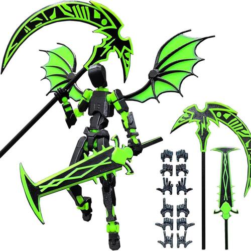 爆款T13可动关节假人恶魔打印人偶玩具dummy13假人组装完成