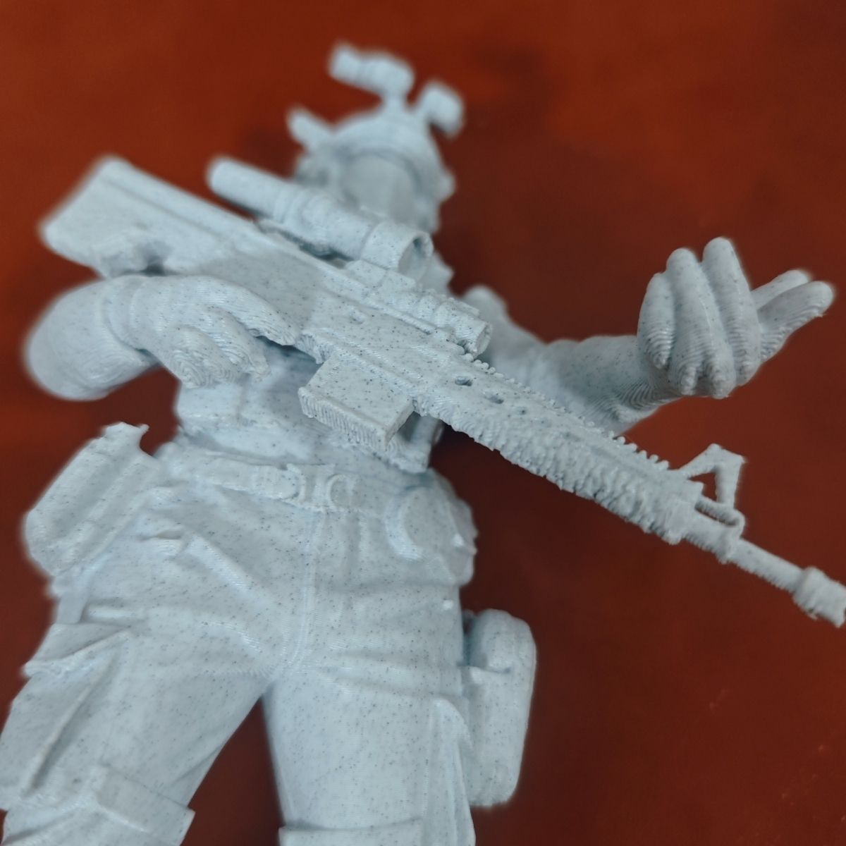 三角洲行动干员3d打印红狼白膜乌鲁鲁威龙游戏周边摆件