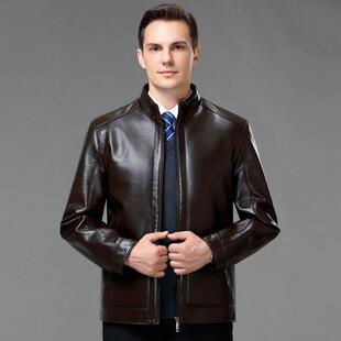 羊品牌绵皮皮衣海皮宁冬装 外套真皮夹克 男羊羔毛皮毛一体男805装