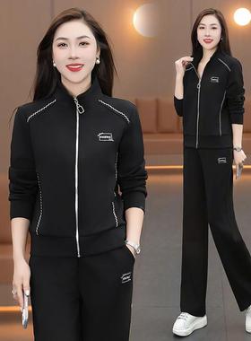 20O25春96957416秋新款款长袖POL领运动套装健气身训练服舒适女透