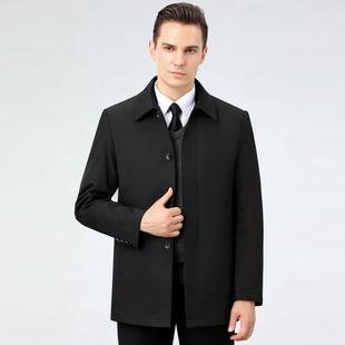 NN衣男爸爸装 新厚款 加桑蚕丝中棉老年冬228 季 夹克外 羽绒棉服男士