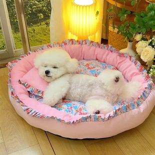狗窝四季通用猫窝宠物床垫子狗安全感窝中小型犬睡觉狗床冬季保暖