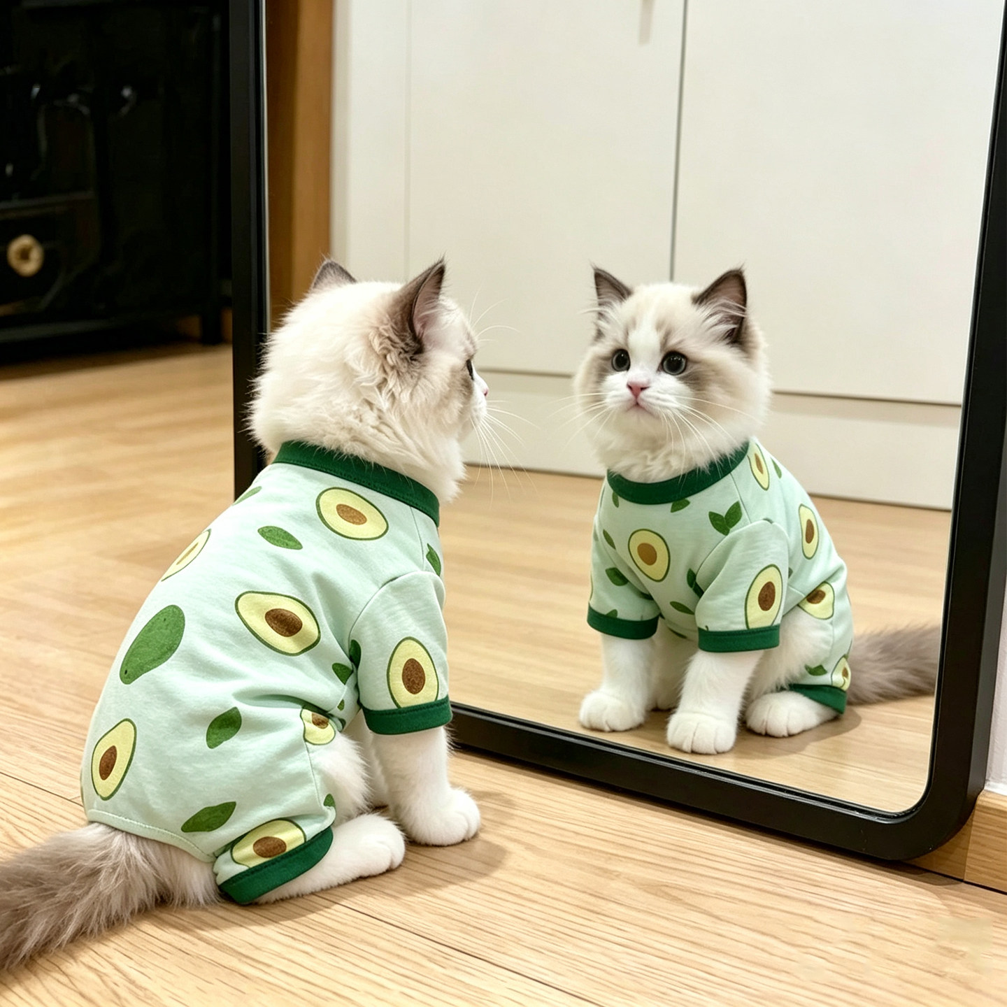 猫狗四脚凉感透气防掉毛凉凉衣