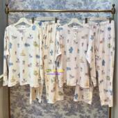 gelato pique秋冬睡衣女卡通芝麻街套头衫 长袖 日本GP 家居服套装