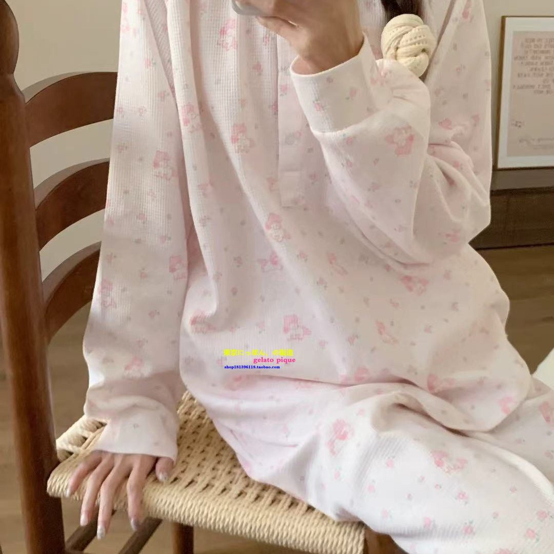 日本GP小马睡衣女春季长袖套装