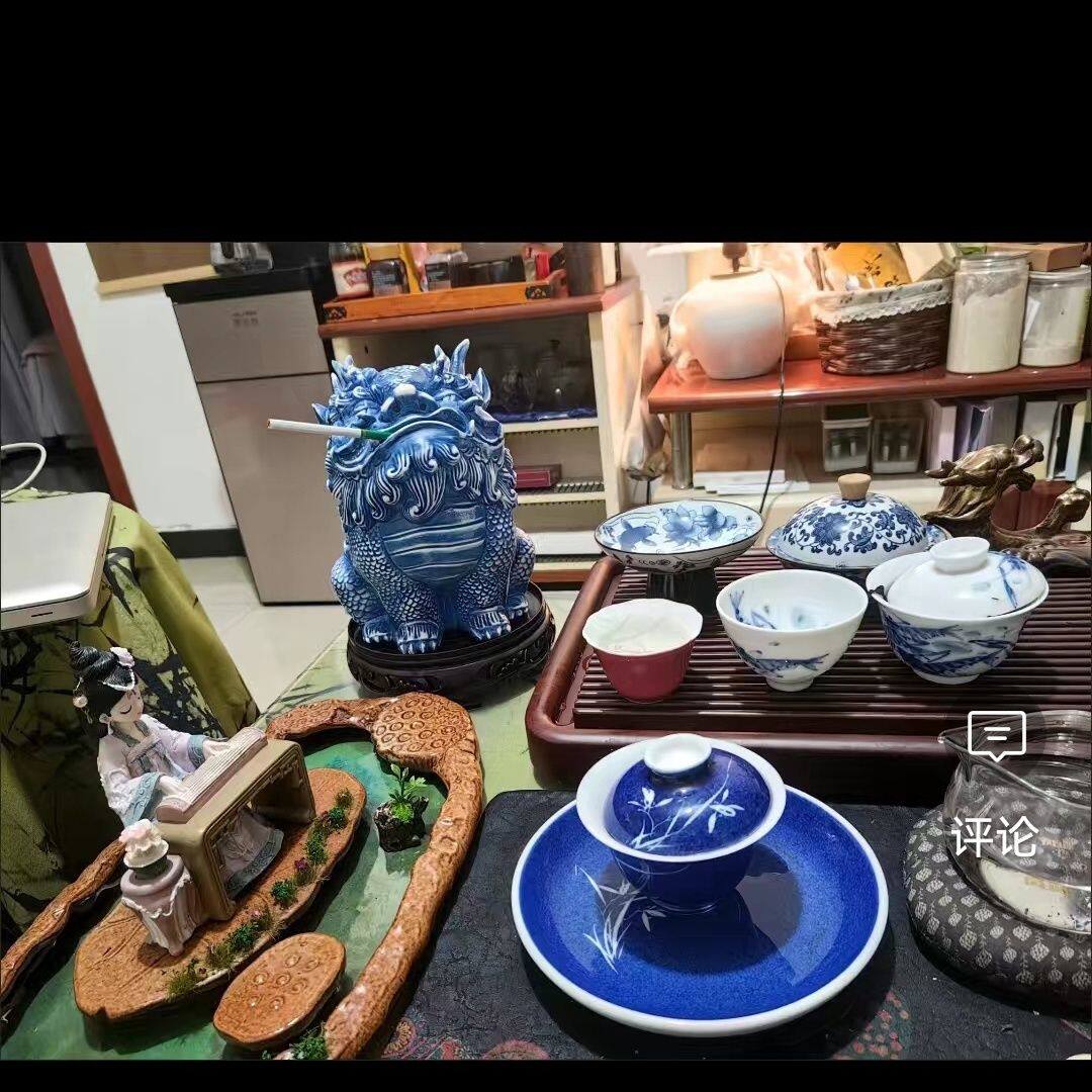 景德镇手工,歪嘴貔貅 香炉 摆件 高20cm特价款,不喜勿拍