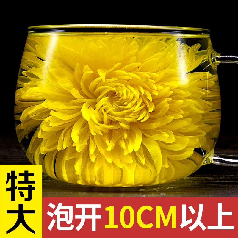 单朵金丝皇菊一朵一杯 徽州婺源修水金丝皇菊花茶大黄菊花茶