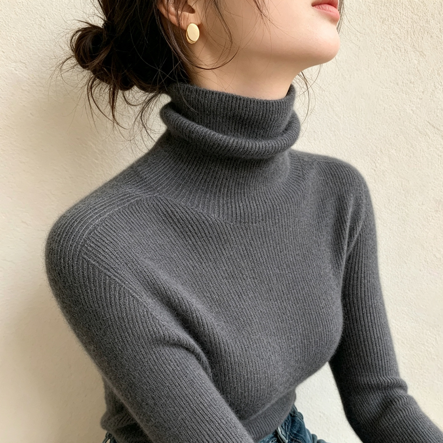 高级感羊毛衫女高领秋冬时尚气质2026新款紧身保暖毛衣内搭打底衫