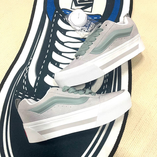 VANS范斯Knu Stack小清新增高厚底美式复古面包鞋板鞋VN000CP67VF