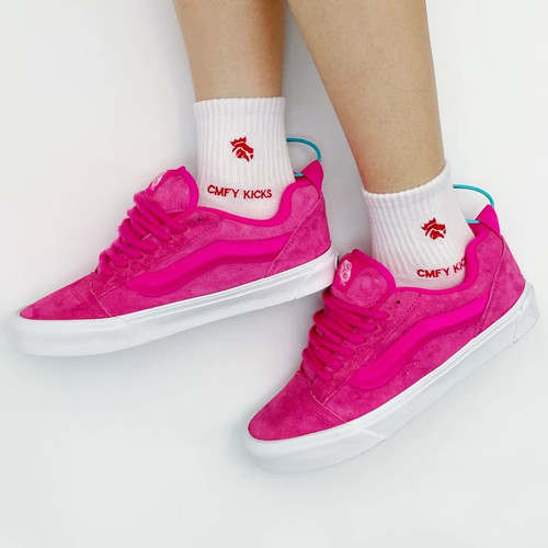 Vans范斯Knu Skool复古美式火龙果面包鞋男女时尚板鞋VN0009QCYU2