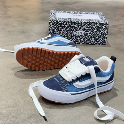 Vans x Potato Knu Skool MTE 海军蓝美式复古面包鞋VN000E3QBX9