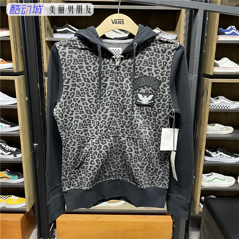 VANS Vance woman Hooded Sweater Leopard motion leisure time Pullover VN-01K76I7 Inventory Clearancein the Sportswear/Casual Clothing , Sports Sweater/Pullover  category - from Buy2taobao.com to provide professional Taobao agent buy service