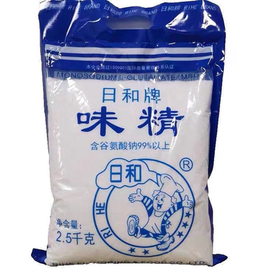 正品日和牌味精2.5公斤袋餐饮无盐纯味精99%谷氨酸钠