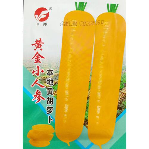 本地黄胡萝卜种子黄皮秋播10克